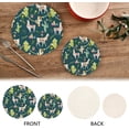 thumbnail image 4 of SKYSONIC Watercolor Mexico Llama Pot Holders Trivets, 2 Pcs Heat Resistant Trivets,Cute Alpaca Cactus Cotton Thread Weave Mats for Hot Pads Pans Pot Bowl Teapot for Kitchen Decor, 4 of 7