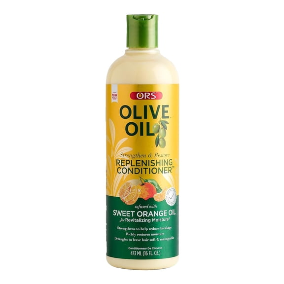 ORS Olive Oil Strengthen & Restore Replenishing Hair Conditioner, All Hair Types, 16 fl.oz