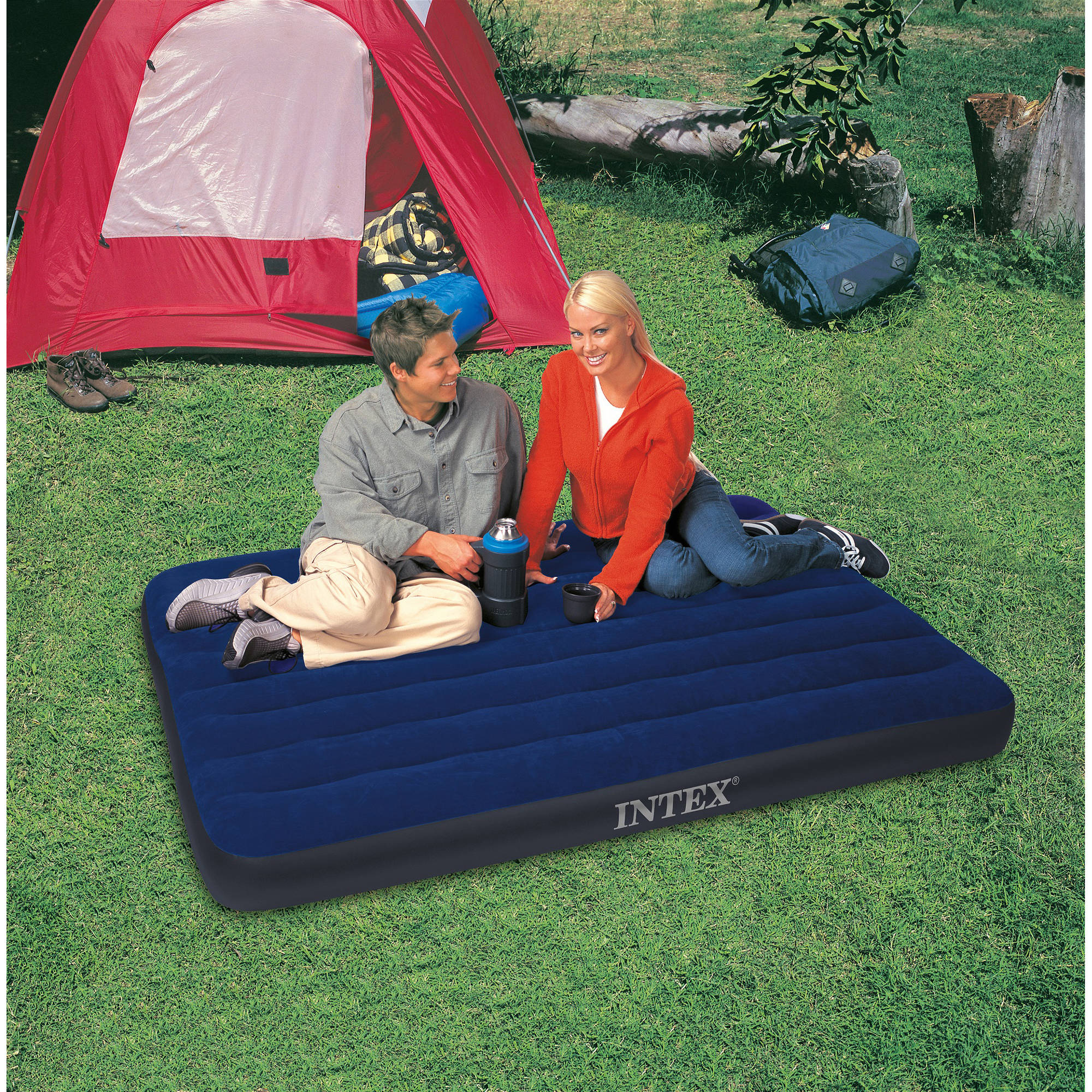 Intex Full 8.75" Classic Downy Inflatable Airbed Mattress - image 5 of 6