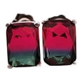 thumbnail image 1 of 2.6ct Emerald Watermelon Tourmaline Sterling Silver Earrings 86MRDTE, 1 of 5