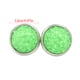 thumbnail image 4 of Pendientes Gotas Minnieouse acero inoxidable Galvanoplastia fina Ligero Magnífico regalo para boda Verde claro, 4 of 6