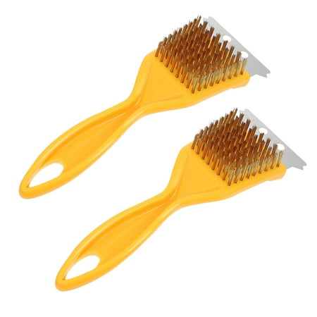 

HOMEMAXS 2 Pcs Barbecue Drill Oven Cleaner Practical Grill Brush Cleaning Brushes