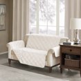thumbnail image 4 of Home Essence York Reversible Ultra Soft Faux Fur Loveseat Protector, 4 of 6