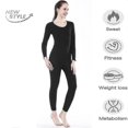 thumbnail image 2 of Trajes de Sauna sin costuras para mujer, mallas deportivas moldeadoras de cuerpo, entrenador de cintura, camisas adelgazantes, conjuntos de ropa moldeadora, 2 of 5