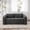 Gray, variant on 71" 2 in 1 Convertible Boneless Loveseat Futon Couch Foldable Floor Bed for Small Livingroom and Bedroom, Green