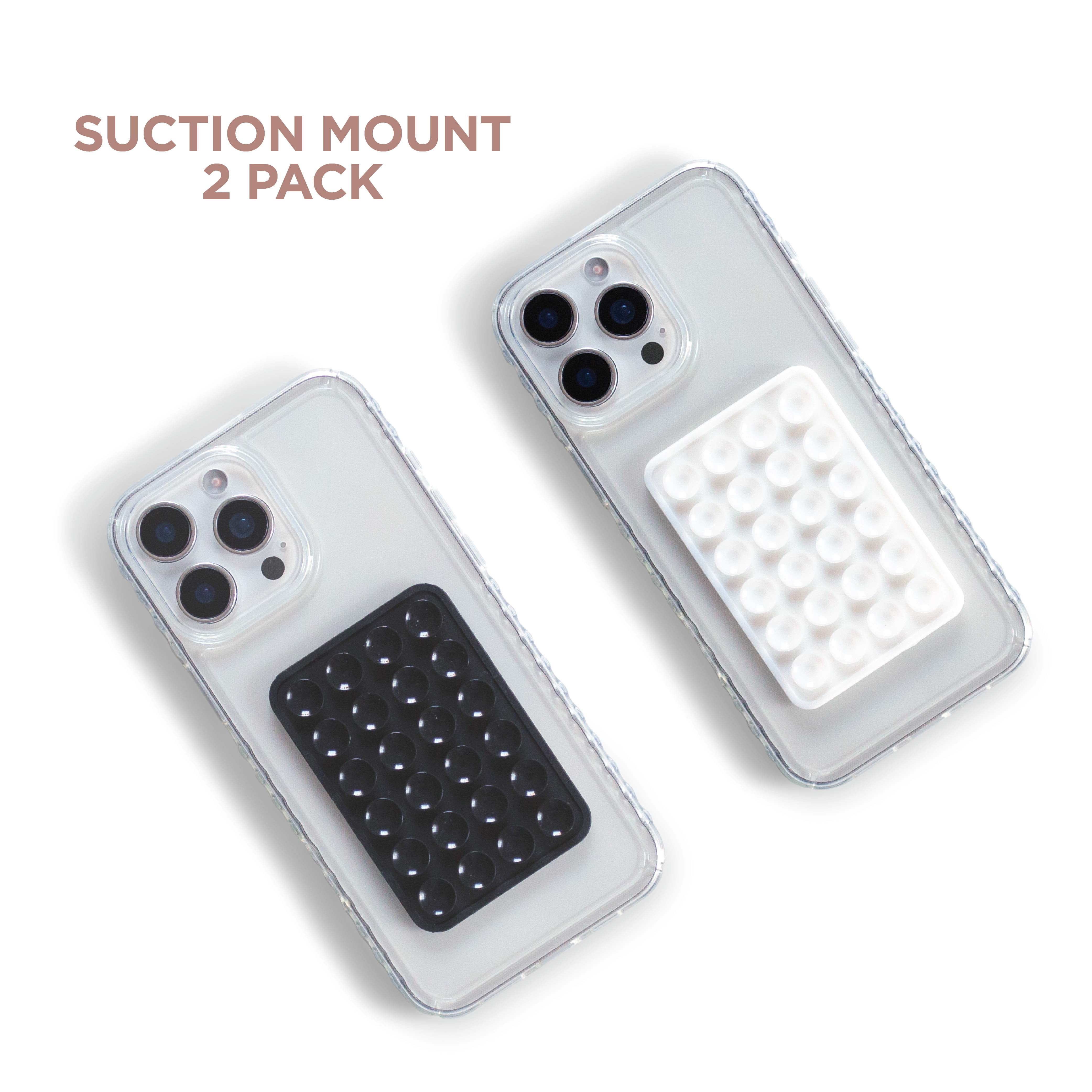 Karma by Body Glove Phone Suction Mount 2 pack White, Bl