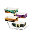 thumbnail image 3 of Halloween Disposable Paper Tray, Container Paper Boats Serving Trays for Hot Dog Popcorn Taco Snack Candy FoodS Container Party SuppliesS for Halloween Decorations,5.49*3.13*1.68in,12Pcs, 3 of 7