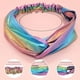 thumbnail image 4 of diademas anudadas de sirena para niñas, accesorios para el cabello de niña pequeña, diademas con nudo para niños, bandas para la cabeza con tinte de corbata cruzada, diadema de sirena para fiestas Ormromra HMHZ564, 4 of 8