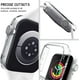 thumbnail image 2 of Estuche para Apple Watch 40Mm Hard PC Bumper Protector de pantalla para Iwatch Series 6 5 4 Se (40Mm, negro + transparente + plateado) Adepaton WMCH-549, 2 of 5