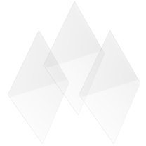 3 Pcs Acrylic Partition Shelf Classification Commodity Organization Baffles