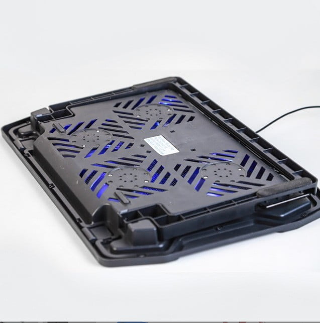 High-Performance Laptop Pad with Multiple Quiet Fans and Adjustable Ergonomic Stand for Enhanced Gaming and Workstation Use