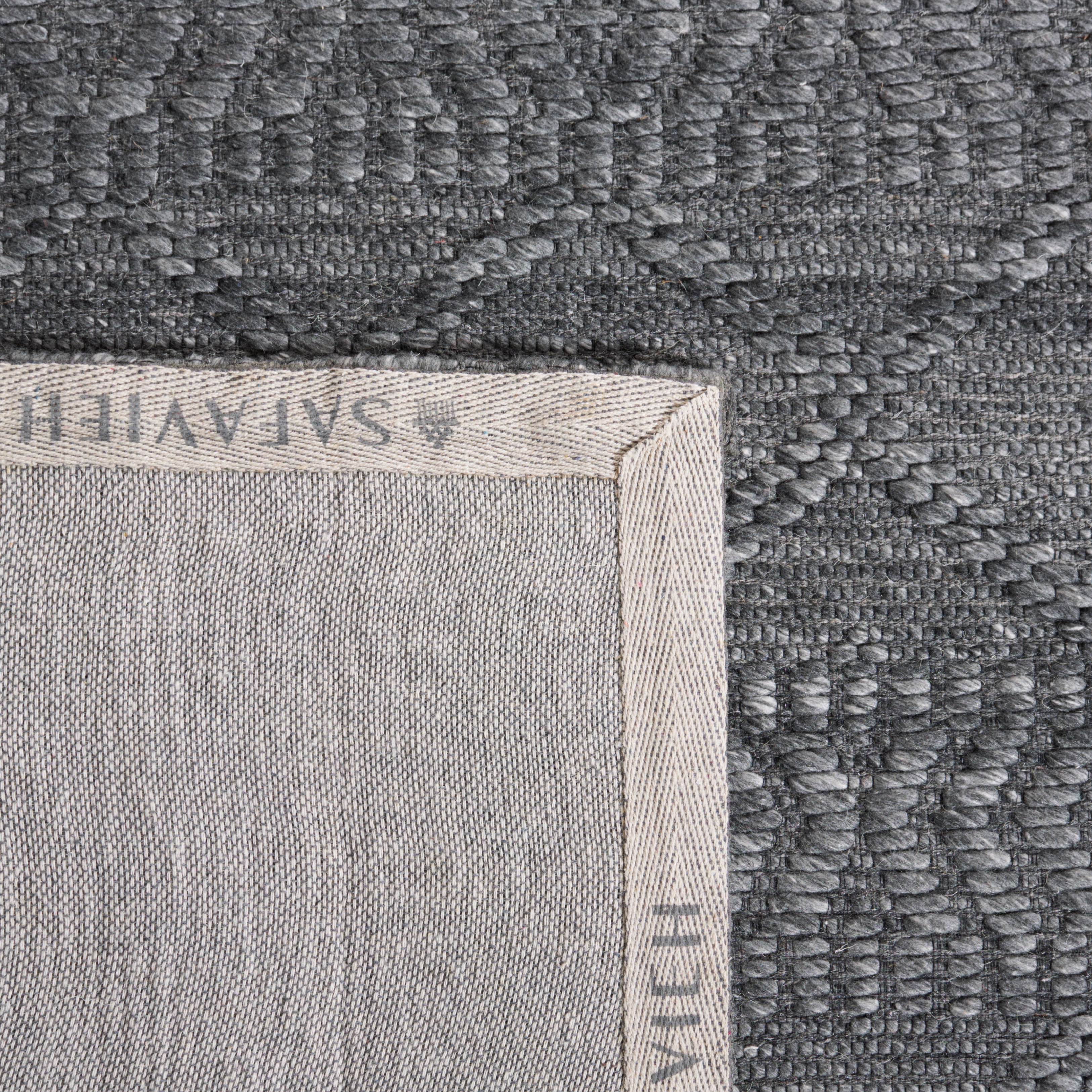 SAFAVIEH Marbella Devereux Striped Area Rug, Grey, 6' x 6' Square