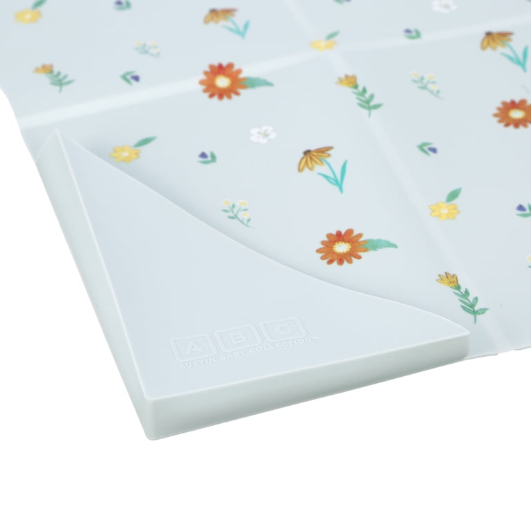 Austin Baby Co Silicone Foldable Placemat, Chambray Blue photo 6