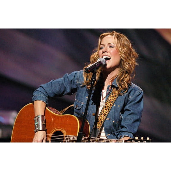 Sheryl Crow 24x36 Poster in concert with guitar