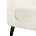 thumbnail image 6 of Noble House Modern Fabric Loveseat Indoor Seating  for Living Room,Bedroom,Apartment recommended, White, 6 of 8