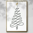 thumbnail image 2 of Christmas Tree III - Framed Gallery Wrapped Holiday Canvas - 25 x 37 - Gold Frame, 2 of 8