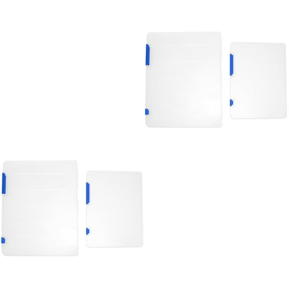 2 Count File Folders Stackable Storage Box Desktop Organizer