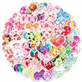 thumbnail image 1 of Pegatinas para el Día de San Valentín con forma de corazón de amor y rosa, 50 unidades, vinilo acuát, 1 of 2