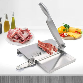 PAYISHO Manual Frozen Meat Slicer Stainless Steel Meat Cleaver for Frozen  Meat,Food Slicer Slicing Machine for Home Cooking BBQ Hot Pot