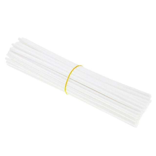 SIYTUAU White Bicycle Motorcycle Wheel Spoke Covers 72 Pcs Plastic Decorative Sleeves 9.45 Inches Clean Look Tube Design Easy Install Weatherproof Accessories White