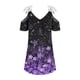 thumbnail image 4 of Vestidos Para Mujer Vestidos Con Hombros Descubiertos Casual Adelgazante Dibujar en La Espalda Sólido Manga Corta Vestido de Encaje Con Cuello en V Odeerbi  ODB159939, 4 of 4