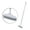 White, variant on FitBest 1 Household Long-rod Cleaning Brush 120 ° Triangular Rotating Brush Head With Scraper