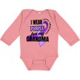 thumbnail image 3 of Inktastic I Wear Purple for My Grandma Lupus Awareness Boys or Girls Long Sleeve Baby Bodysuit, 3 of 5