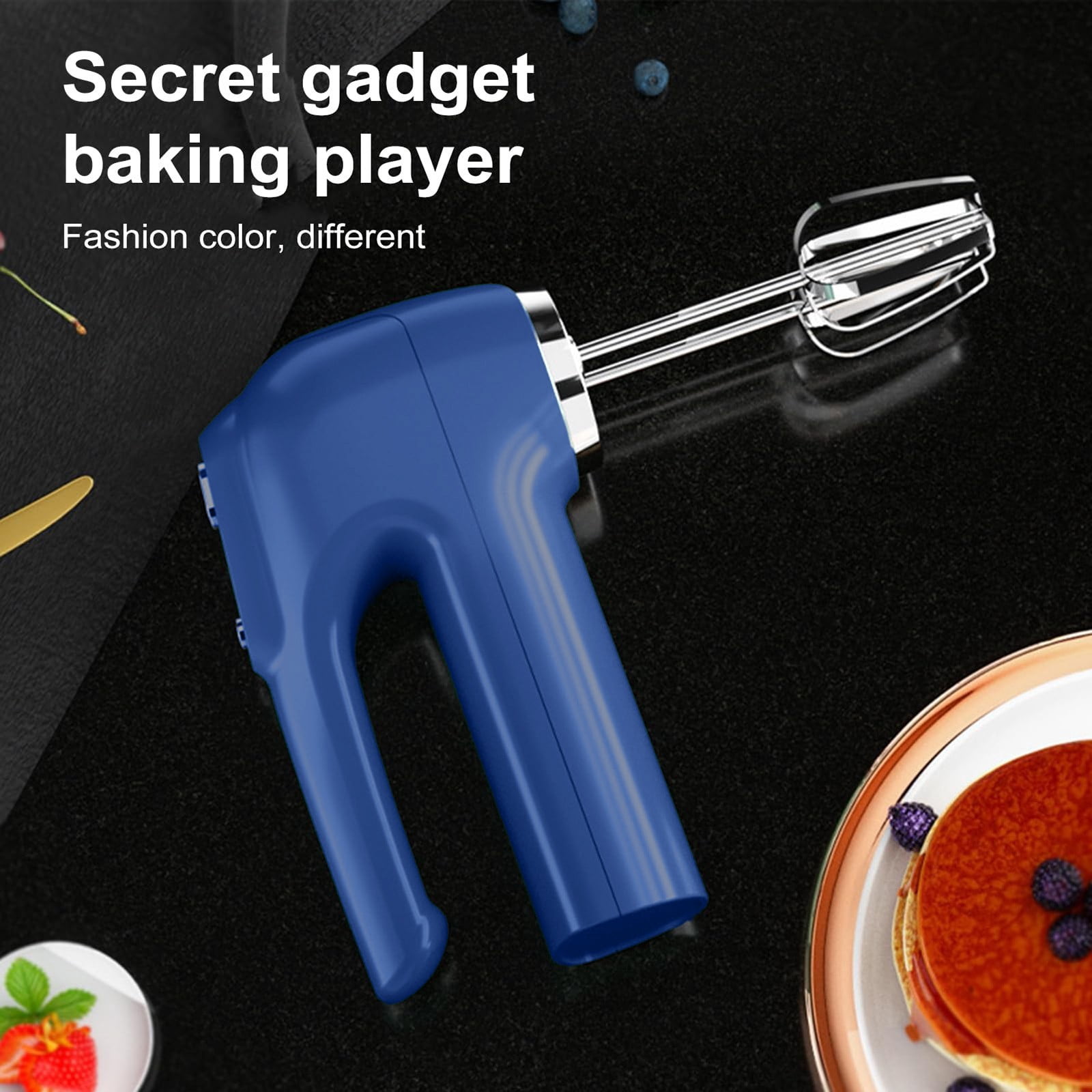 Powerful Hand Mixer, 3-Speed Hand Held Mixer for Baking, Lightweight Stainless Hand , Kitchen Mixer for , Cookies, 1 Pcs, 7.2x4.72"