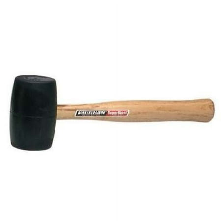 UPC: 0051218574319 | Vaughan 20 oz Black Solid Rubber Mallet