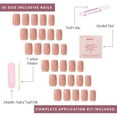 thumbnail image 4 of Set de uñas Press On Nails Glamnetic In The Nude Sheer Nude 30, 4 of 6