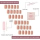 thumbnail image 4 of Set de uñas Press On Nails Glamnetic In The Nude Sheer Nude 30, 4 of 6