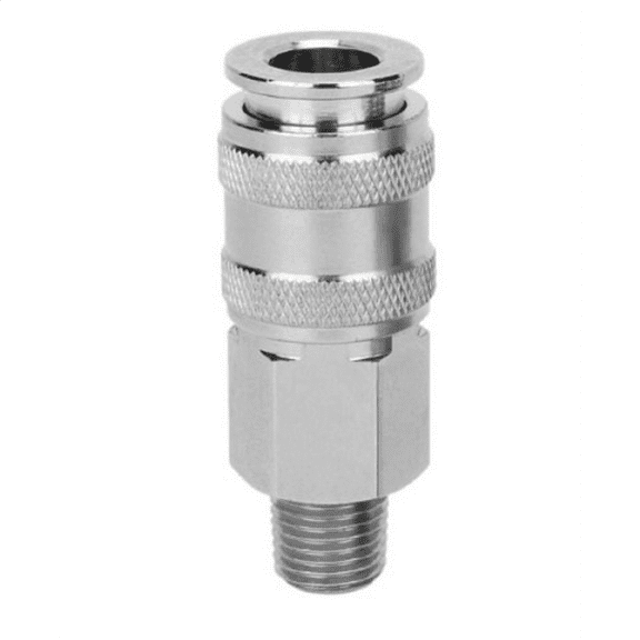 Milton Industries Universal Coupler, 1/4" body; 1/4" MNPT