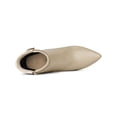 thumbnail image 4 of Unique Bargains Women's Stiletto Heels Pointed Toe Side Zip Ankle Boots, 4 of 7