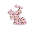 thumbnail image 2 of Minnie Mouse Baby Girls Resort Top and Skirt with Headband Set, 3-Piece, Sizes 0/3M-24M, 2 of 6