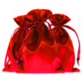 thumbnail image 1 of Bolsas de Regalo Knitial Satinadas Rojas 7,6x10 cm para Joyería Paquete de 50, 1 of 7