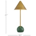 thumbnail image 2 of Currey And Company 6700-0009 Journey 21" Tall Led Buffet Table Lamp - Green, 2 of 7