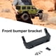 thumbnail image 5 of RC Coche delantero Montaje de parachoques con control remoto Autos controlados Parte Esturdy Metal Simple Professional Accesorio Modificación Pieza de modificación para Uso de actualización Negro Yuarrent FN009819-03, 5 of 7