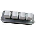 thumbnail image 3 of Wired Mini Keyboard Programmable 4 Key Keypad Small USB Mechanical Acrylic Compact Design for Office Gaming Drawing, 3 of 9