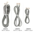 thumbnail image 3 of Xiao Hua 3Pcs Fixed Telephone Extension Cable, Suitable for Home and Office, Grey, 3 of 4