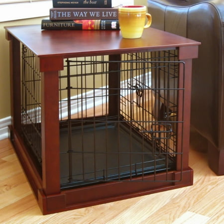 UPC: 0812482022094 | Merry Products End Table Dog Crate  Mahogany  Small  24L x 18W x 19H in.