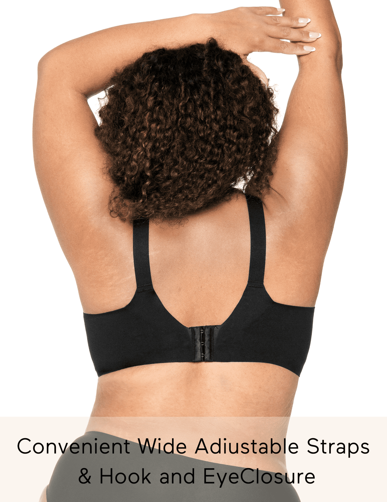 Momcozy Seamless Bra for Women, Wireless Invisible Support Bra, Comfortable Soft Adjustable, Black