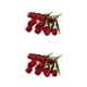 thumbnail image 1 of Toystoory 2 uds flores artificiales tulipanes de seda tacto Real Mini ramo de flores de imitación decoración arreglos para el hogar Cabeza roja/grande 2piezas, 1 of 6
