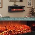thumbnail image 6 of Mondawe Stylish Electric Fireplace with 50" Suspended LED Light Mantel with Remote Control, 6 of 8