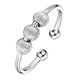 thumbnail image 2 of 4pcs Spinner Fidget Beads Rings Women Girls Anxiety Rings Relieving Stress Stainless Steel Rings Rotatable Freely Ring, 2 of 5