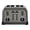 Black Stainless, variant on Cuisinart 4 Slice Metal Classic Toaster, New, CPT-180BKSP1