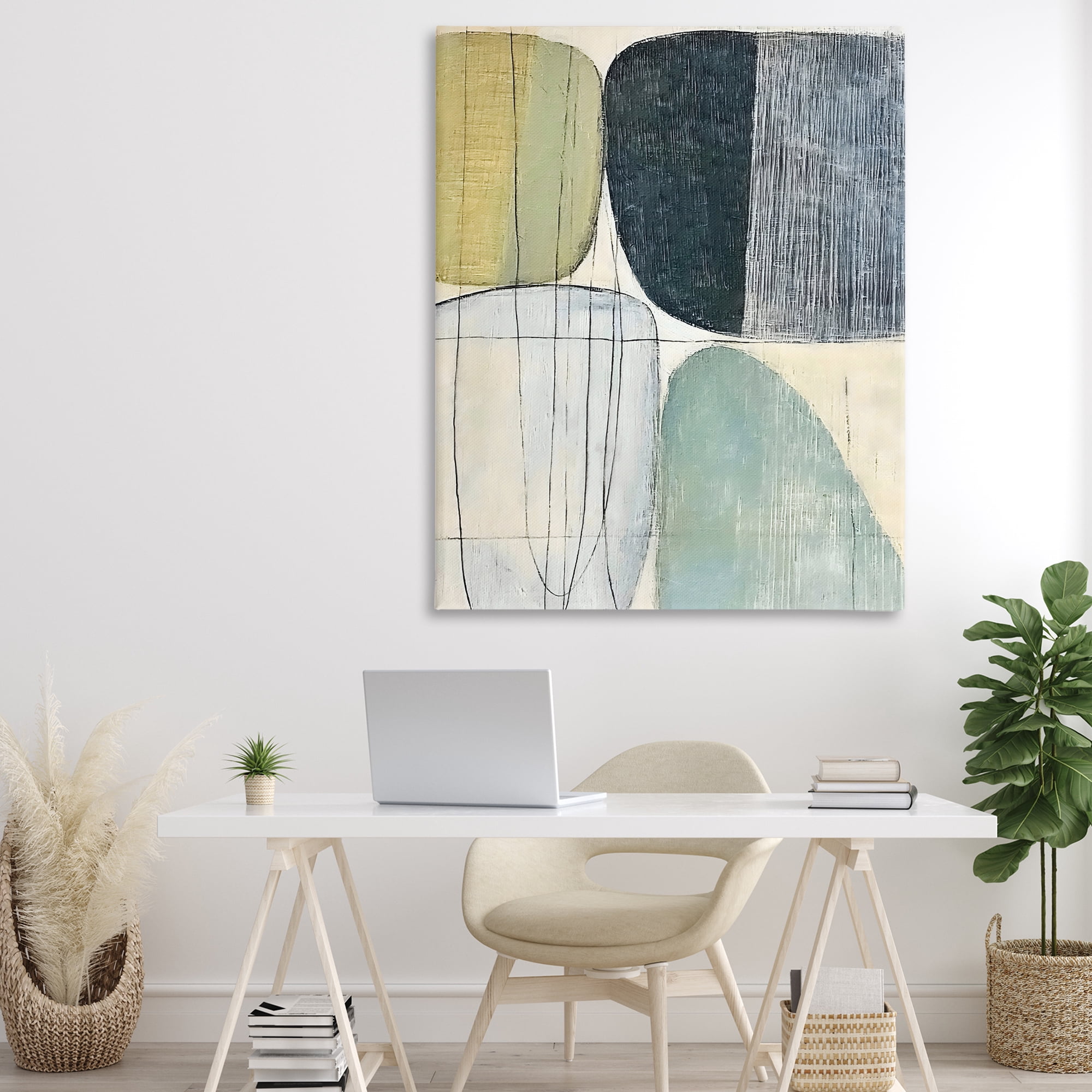 Stupell Industries Modern Organic Composition Canvas Wall Art, design by Riley B