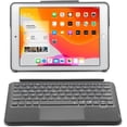 thumbnail image 3 of Backlit Keyboard Case for 2021 New iPad 9th Generation 10.2 inch / 8th 2020 / iPad 7th Gen 2019 / iPad Air 3rd Gen/Pro 10.5" 2017, Multi-Touch Trackpad, Bluetooth Magnetic Detachable Keyboard Black, 3 of 7