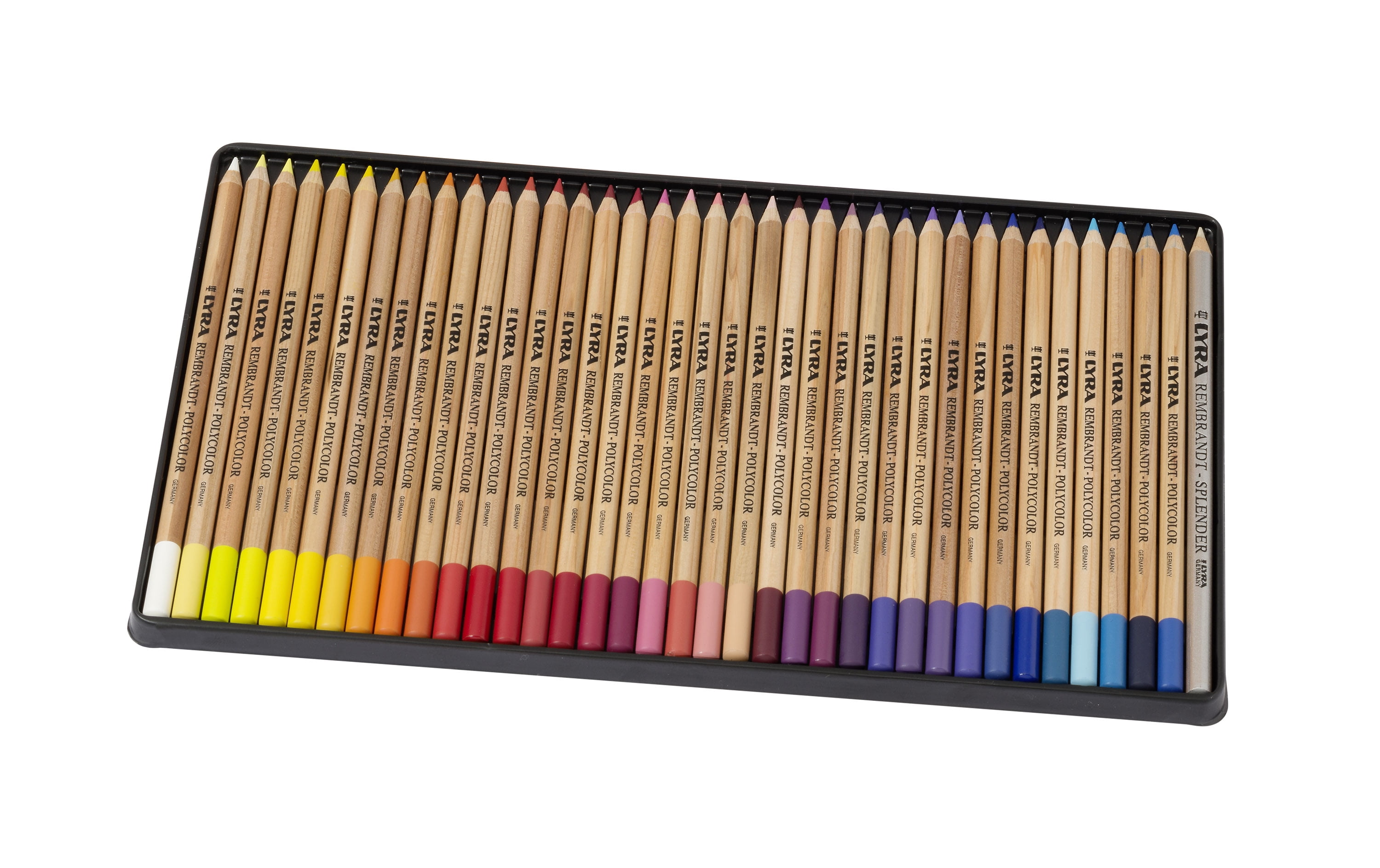 Rembrandt Polycolor - Sharpened - Metal Box - 72 Colors