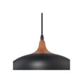 thumbnail image 4 of Possini Euro Design Felton Black Mini Pendant Light 12" Wide Farmhouse Rustic Rounded Shade for Dining Room Home Foyer Kitchen Island Entryway Bedroom, 4 of 9