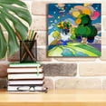 thumbnail image 6 of Epic Graffiti 'Pop Art Landscape 1019' by Howie Green, Canvas Wall Art, 12"x12", 6 of 8